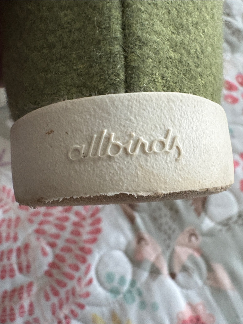 ALLBIRDS wool Kids Slip-On Sneakers in Olive Green - Picture 8 of 9